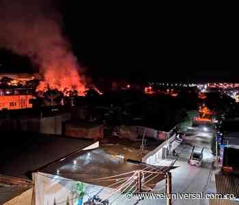 Incendio en Santa Rosa del Sur provoca pérdidas millonarias en locales comerciales - El Universal - Colombia
