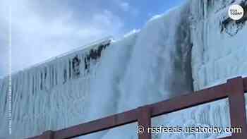 Did the polar vortex cause Niagara Falls to freeze over?