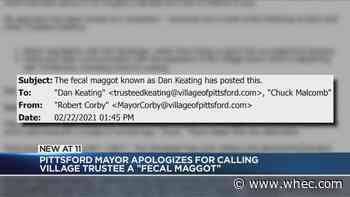 Pittsford trustee not accepting mayor's apology over 'fecal maggot' email