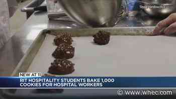 RIT students brighten hospital workers' day with cookies