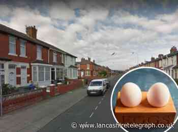 Lancashire police pelted with eggs by gang of 20 teenagers