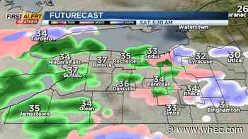 First Alert Weather: Sunny and nice Friday turns to wintry, wet conditions Saturday
