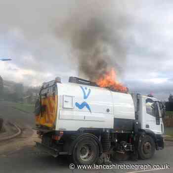 Rossendale: Downham Avenue, Rawtenstall closed after council vehicle catches fire
