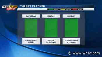 First Alert Weather: Wet, but not a washout this weekend