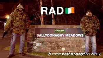 Two men arrested over firearms after pictures of masked men in Co Antrim