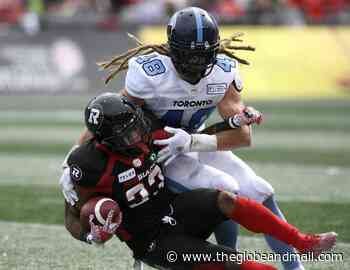 Toronto Argonauts bring back linebacker Bear Woods on restructured deal - The Globe and Mail