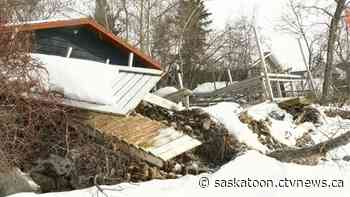 'It’s not going to go back to normal': Docks, shoreline, buildings damaged by large ice drifts on Sask. lake