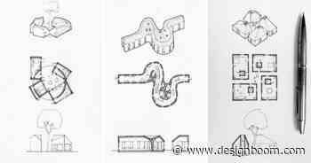 andrew bruno sketches one house per day to reimagine domestic space - Designboom