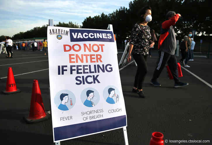 Disneyland Vaccination Site To Close Sunday Due To Winds