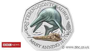 Mary Anning: Fossil hunter celebrated with Jurassic 50p coins