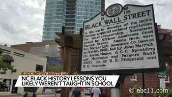 NC Black history: Here are 10 Black history lessons you likely were not taught in school