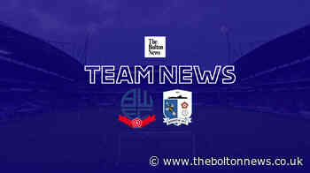 Bolton bring Kieran Lee and Antoni Sarcevic into side to face Barrow but no Marcus Maddison - The Bolton News