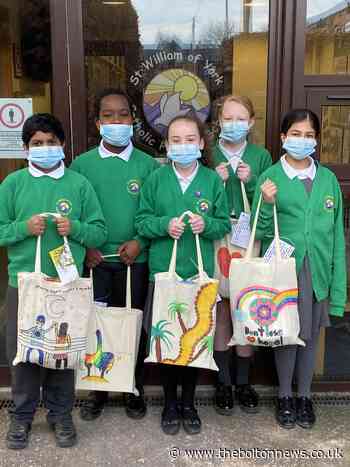 Thoughtful Bolton primary pupils make deliveries to community elders - The Bolton News
