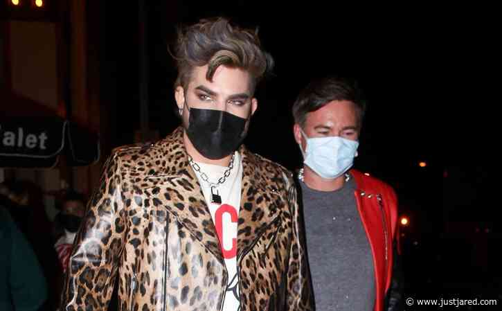 Adam Lambert Shows Off His Cool Style During Night Out in WeHo!