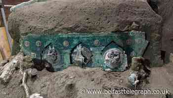 Archaeologists find intact ceremonial chariot near Pompeii