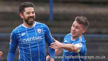 'Old habits die hard': Curtis Allen praised for return to form as Coleraine go second with win over Warrenpoint