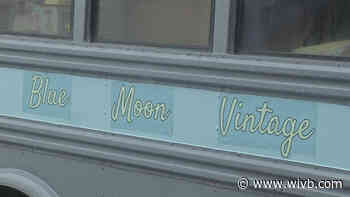 Blue Moon Vintage Bus gives shoppers a drive down memory lane