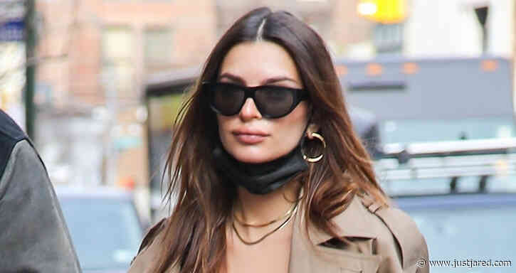 Pregnant Emily Ratajkowski Heads Out in NYC After Saying She's 'Bout to Pop'