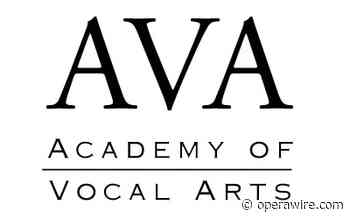 Academy of Vocal Arts' 2020-21 Season Continues with Three Virtual Concerts - OperaWire