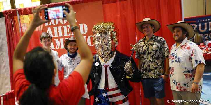 Ted Cruz said the Republican Party is 'not just the party of country clubs' but CPAC is fixated on Donald Trump - a man who literally lives at one