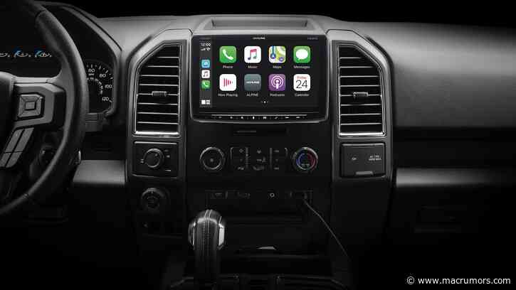 Alpine's Latest CarPlay Receiver Has a 9-Inch Display Hovering Over the Dashboard