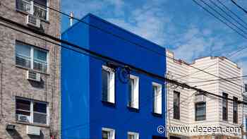 LOT Office for Architecture creates all-blue building in Bushwick - Dezeen