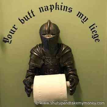 Knight Toilet Paper Holder