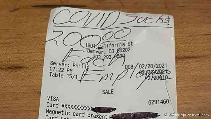 ‘COVID Bandit’ Gives $200 Tip To Every Single Employee At Denver Steakhouse
