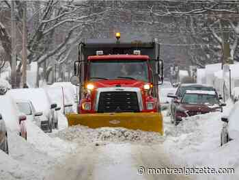 Montreal's snow-removal operation will begin Monday