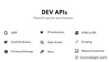 DEV APIs - Powerful APIs for your business to grow
