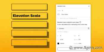 Elevation Scale for Figma - Create algorithmic shadow systems for your design system