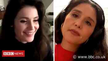 Why 'lookalikes' Jessie Ware and Gemma Arterton teamed up - BBC News