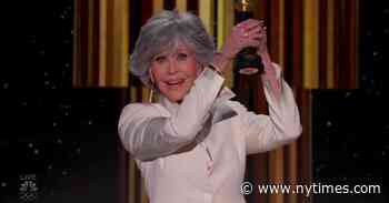 Transcript: Jane Fonda Calls for Diversity in Golden Globe Nominees and Voters