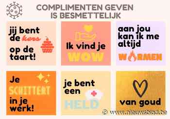 Zorgverleners kregen complimentenkaartje