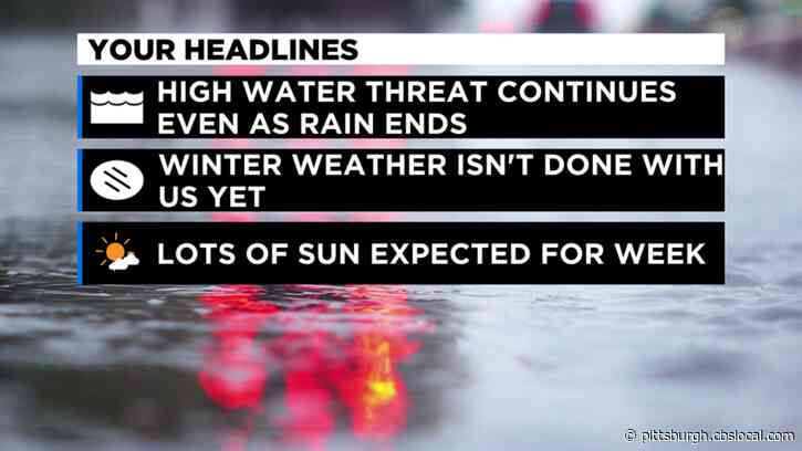 Pittsburgh Weather: Flood Warnings And Advisories, Falling Temperatures