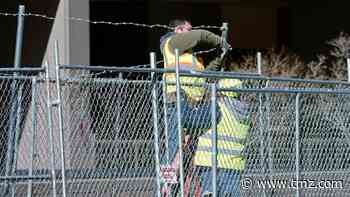 George Floyd Trial Courthouse Barricaded with Barbed Wire, Fencing