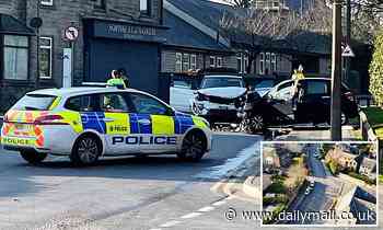 Girl, five, is seriously injured when Citroen stolen in burglary ploughs into Range Rover Evoque