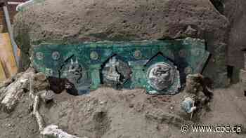 Archeologists find intact ceremonial chariot near Pompeii