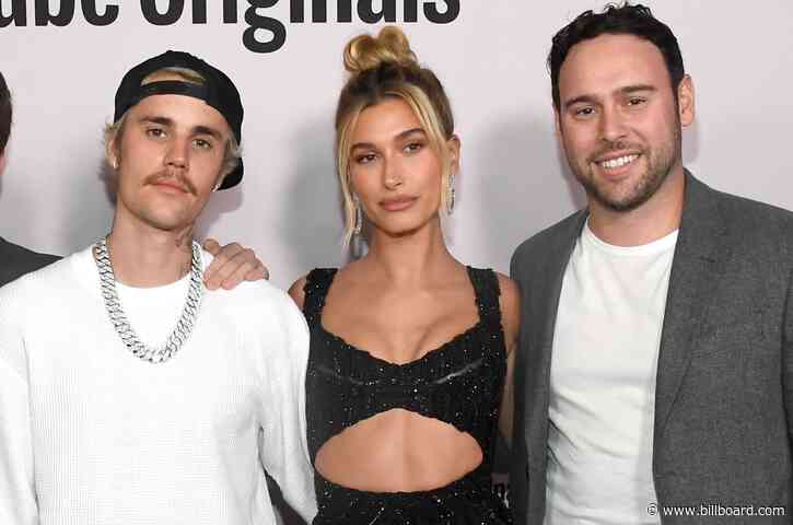 Justin Bieber Showered With Throwback Pics & Video From Hailey Bieber & Scooter Braun for His Birthday
