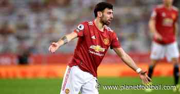 Watch: Bruno Fernandes booked after heated scrap with Isaac Hayden - PlanetFootball