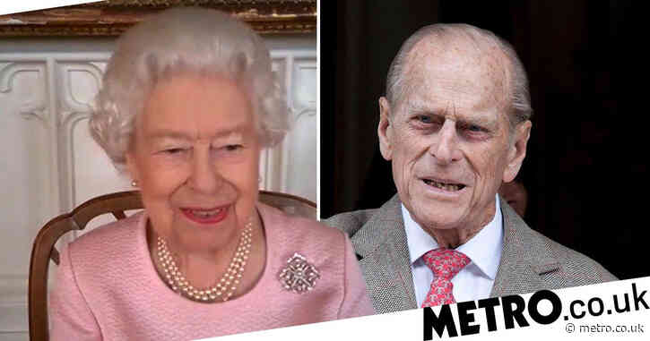 Queen cracks jokes in video call with Australia as Prince Philip moves hospital