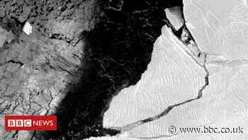 Radar images capture new Antarctic mega-iceberg