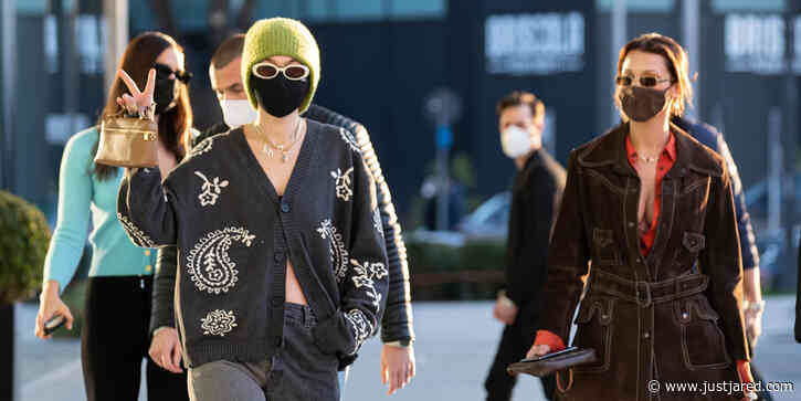New Mom Gigi Hadid Wears Daughter Khai's Name On Her Necklace Out in Milan