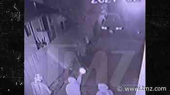 Surveillance Video Shows Men Open Fire on Laney Keyz's L.A. Home
