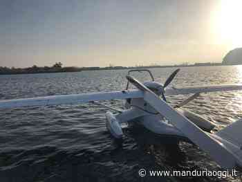 MANDURIA - Si chiama Seagull, in italiano gabbiano. E' un idrovolante biposto con ali ripiegabili e che attracca come una barca, in fase di sperimentazione fra Casoria ed Avetrana - ManduriaOggi