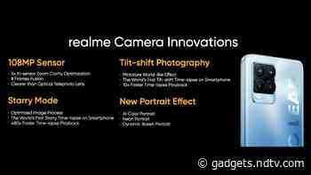 Realme 8 Pro to Feature 108-Megapixel Samsung HM2 Primary Camera, Company Reveals