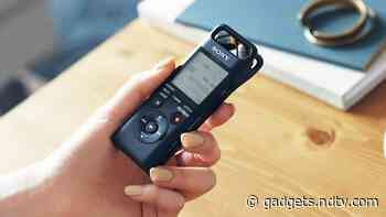 Sony PCM-A10 Voice Recorder With Three-Way Adjustable Microphone, 16GB Storage Launched in India
