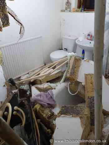 Hampton Hill: flat explosion
