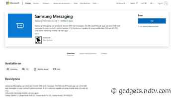 Samsung Messaging App for Windows 10 Spotted, Lets You Send Text Messages via Laptop