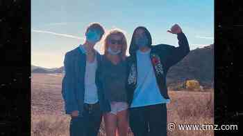 Britney Spears Posts Photo with Her Teenage Sons